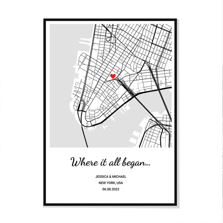 Personalized Poster "Where It All Began"