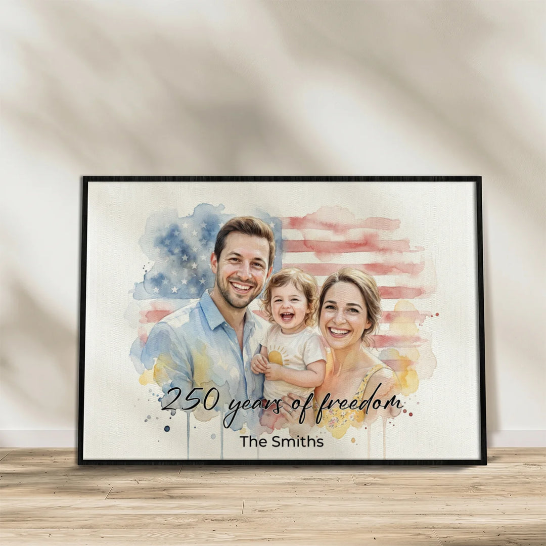 Personalized Poster "Family 250 Years"