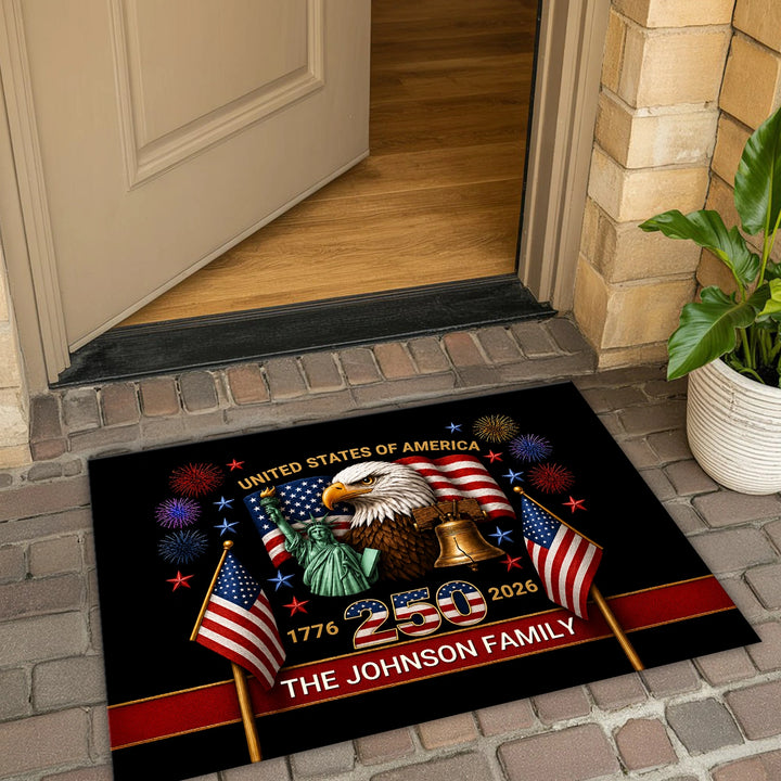 Personalized Doormat "250 Years"