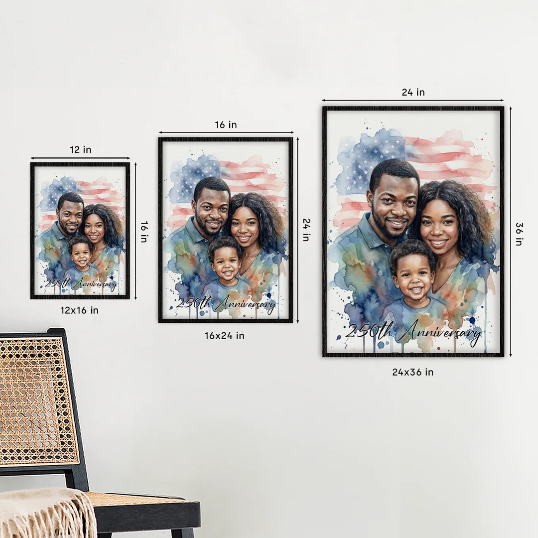Personalized Poster "Family 250 Years"