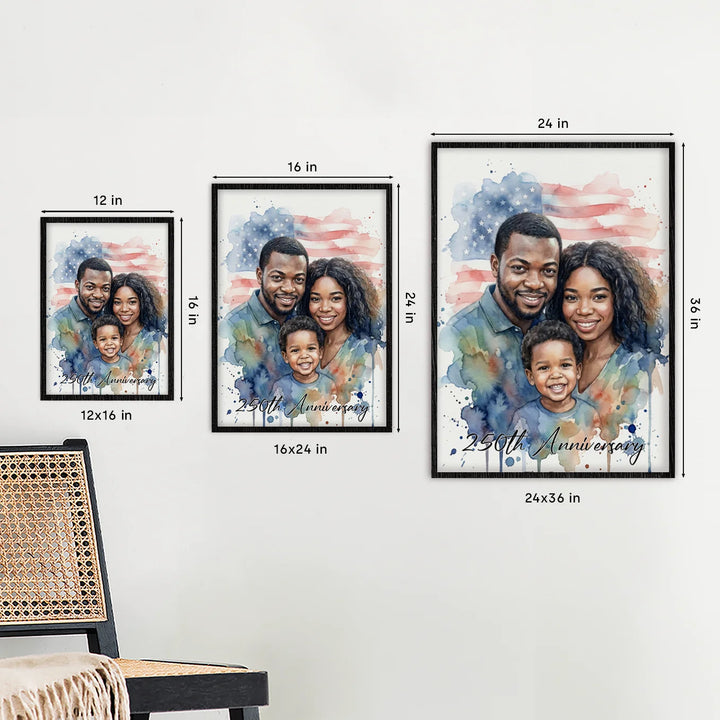 Personalized Poster "Family 250 Years"