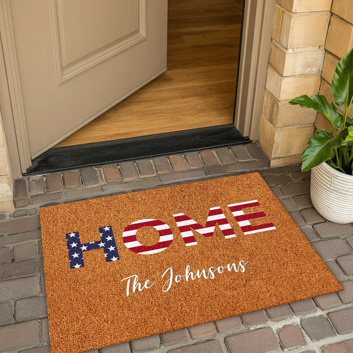 Personalized Doormat “HOME”