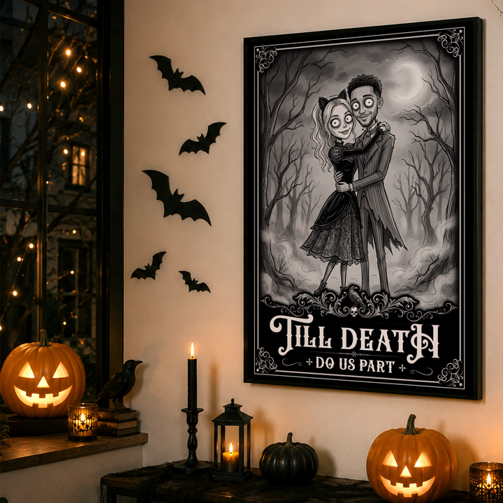 Personalized Poster "Halloween Couple"