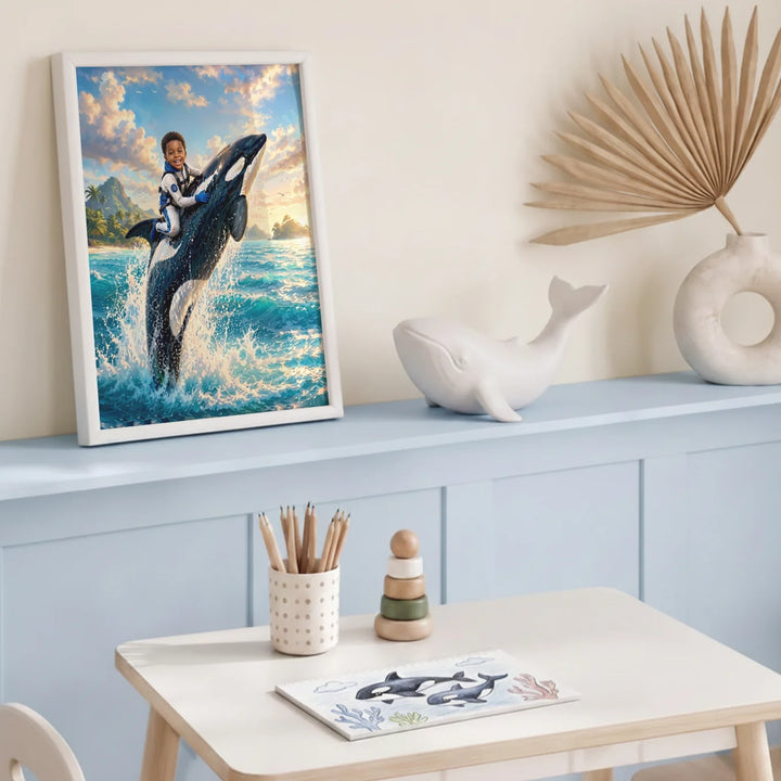 Personalized Kids Poster "Orca"