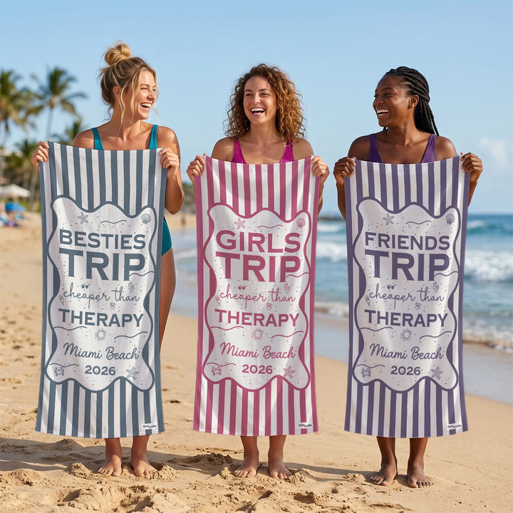 Personalized Bath Towel “Besties Trip”