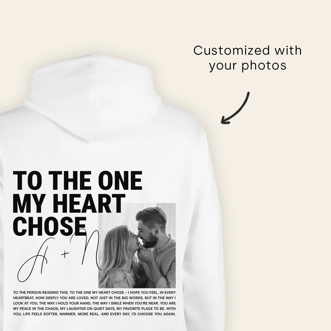 Personalized Hoodie "Heart Chosen"