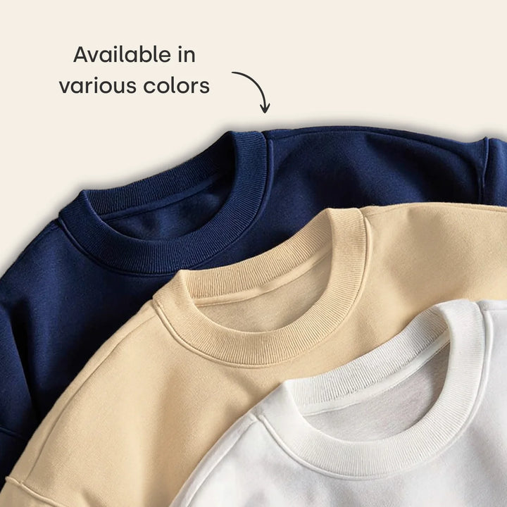Personalized "Mama Cursive" Sweater with Sleeve Print