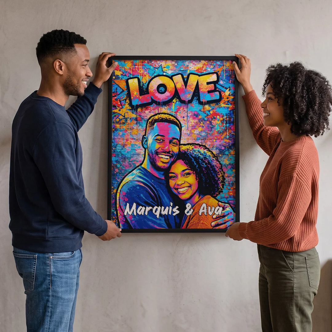 Personalized Poster "Street Art Love"