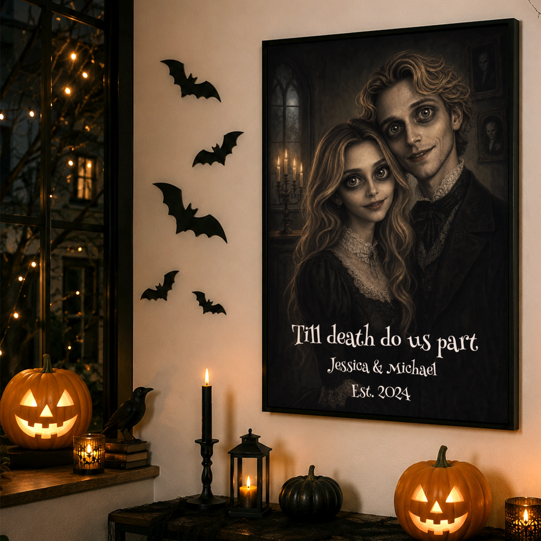 Personalized Poster "Spooky Couple"