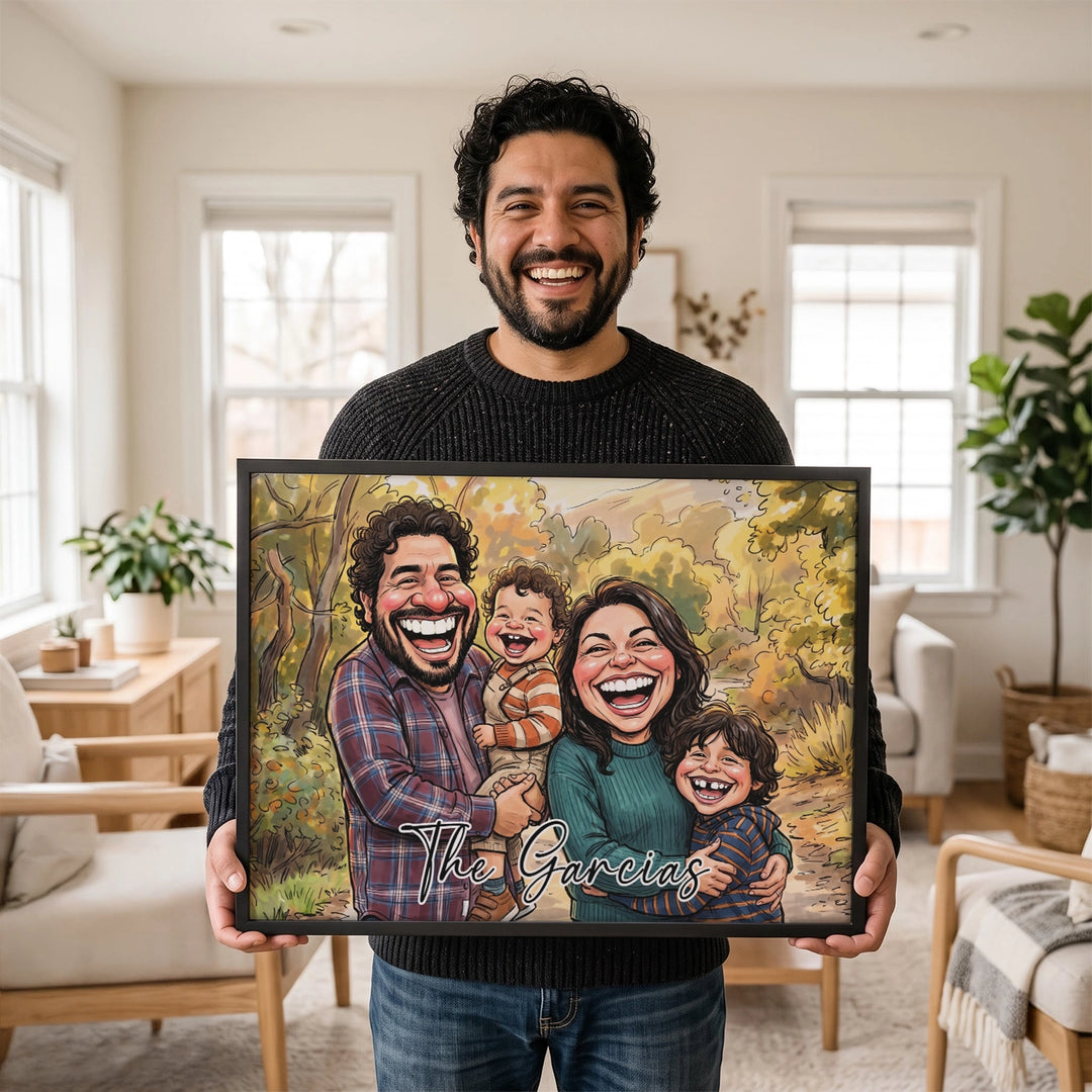 Personalized Poster "Sketch Family"