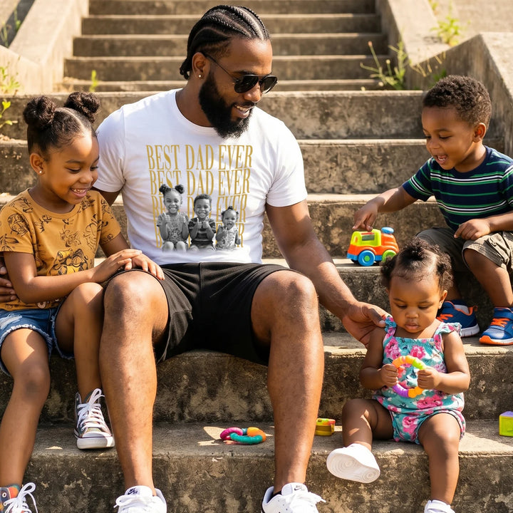 Personalized T Shirt "Best Dad Ever"