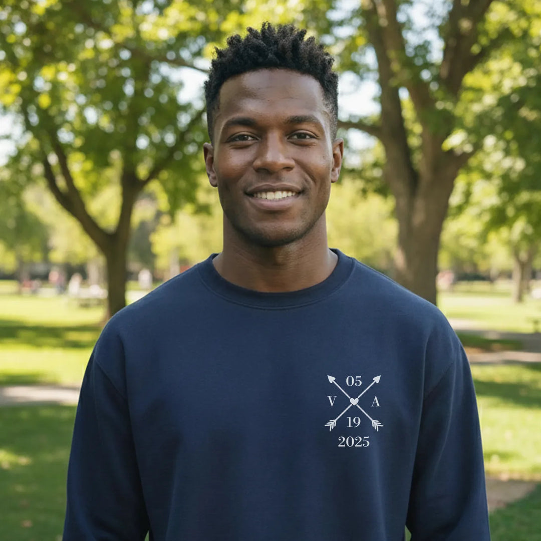 Personalized Sweater Heart & Date