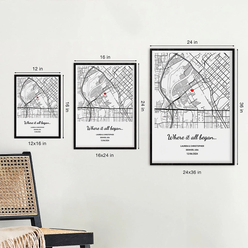 Personalized Poster "Where It All Began"