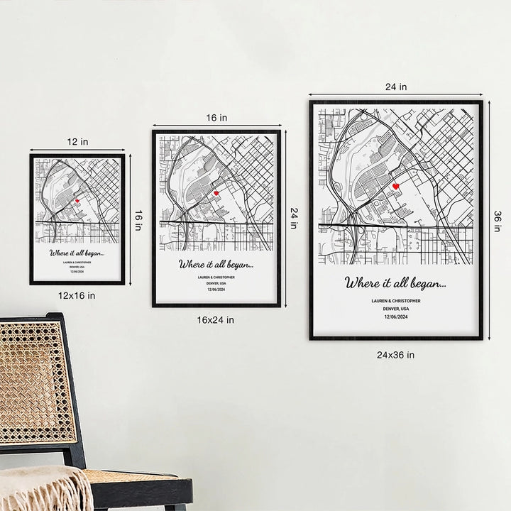 Personalized Poster "Where It All Began"