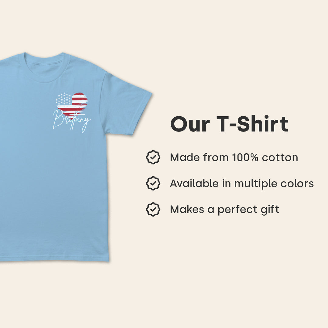 Personalized T-Shirt “Happy 250th Birthday”