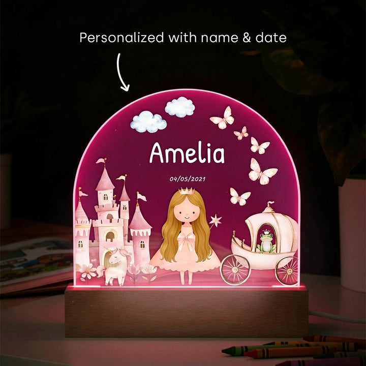 Personalized Night Light "Princess Dream"