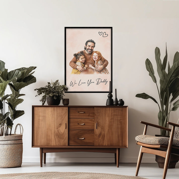 Personalized Poster "Forever Your Little Girl"