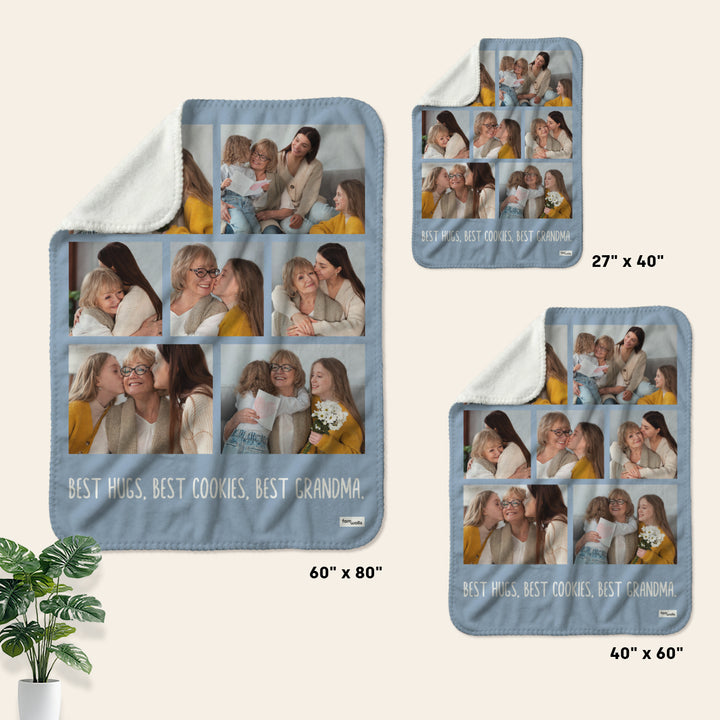 Personalized Photo Blanket "Grandma"