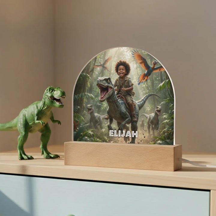 Personalized Night Light "Dino"