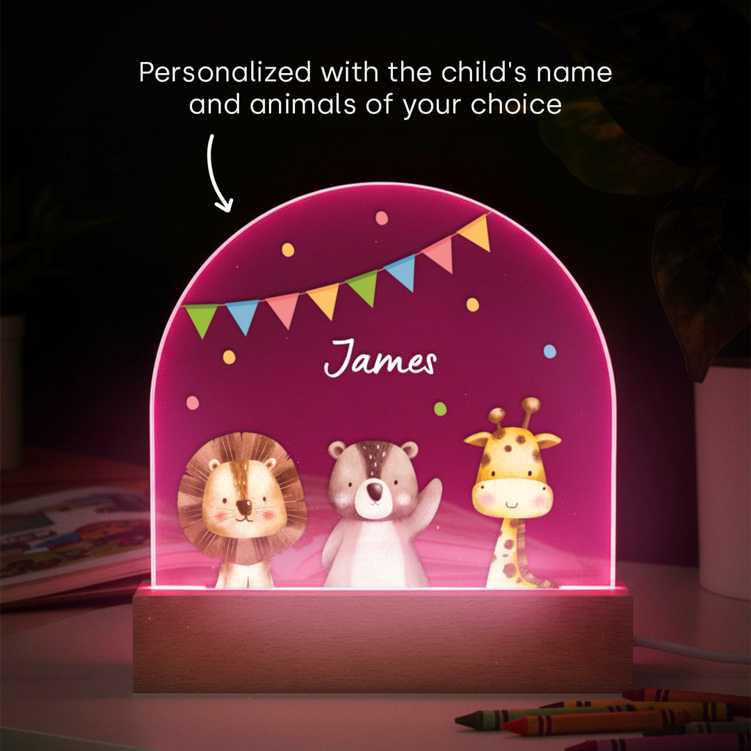 Personalized Night Light "Confetti"