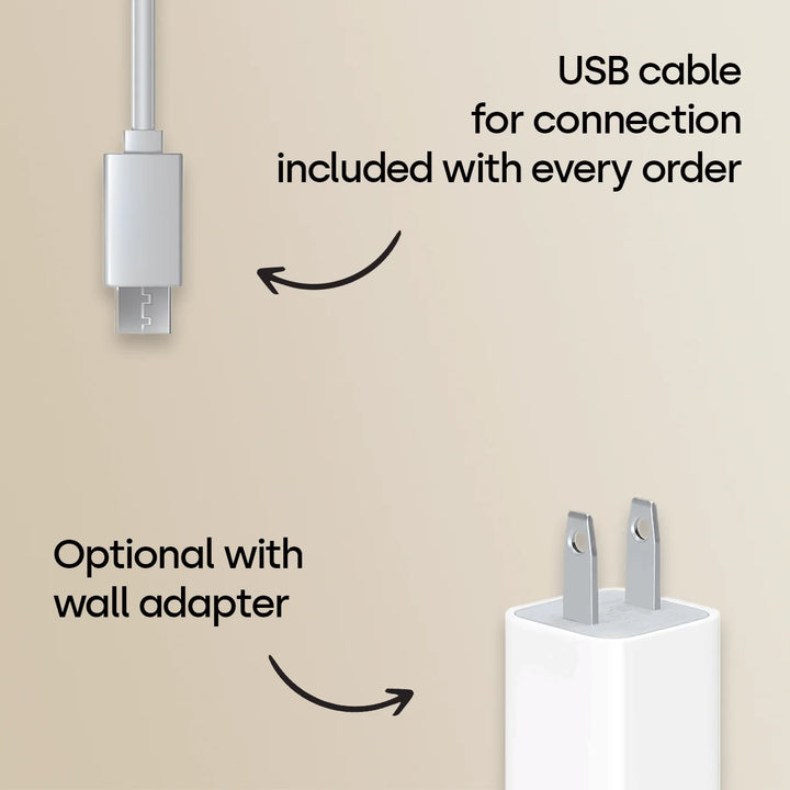 Personalized Heart-Shaped Acrylic Light "Flowers for Mom"
