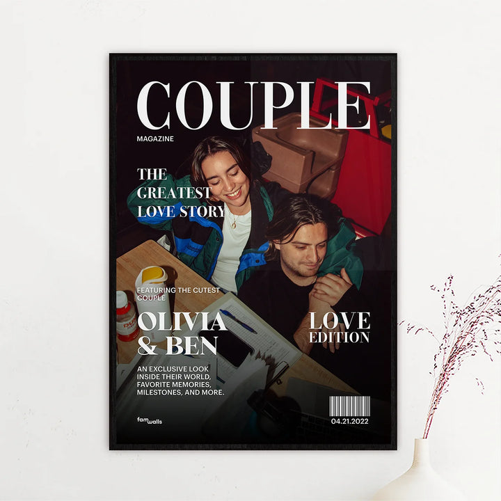 Personalized Poster "Couple Magazine"