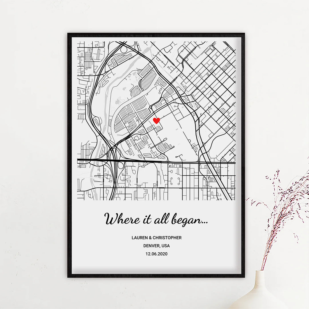 Personalized Poster "Where It All Began"