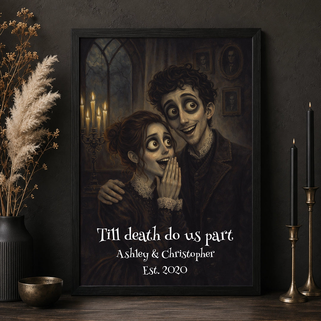 Personalized Poster "Spooky Couple"