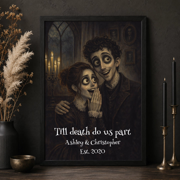 Personalized Poster "Spooky Couple"
