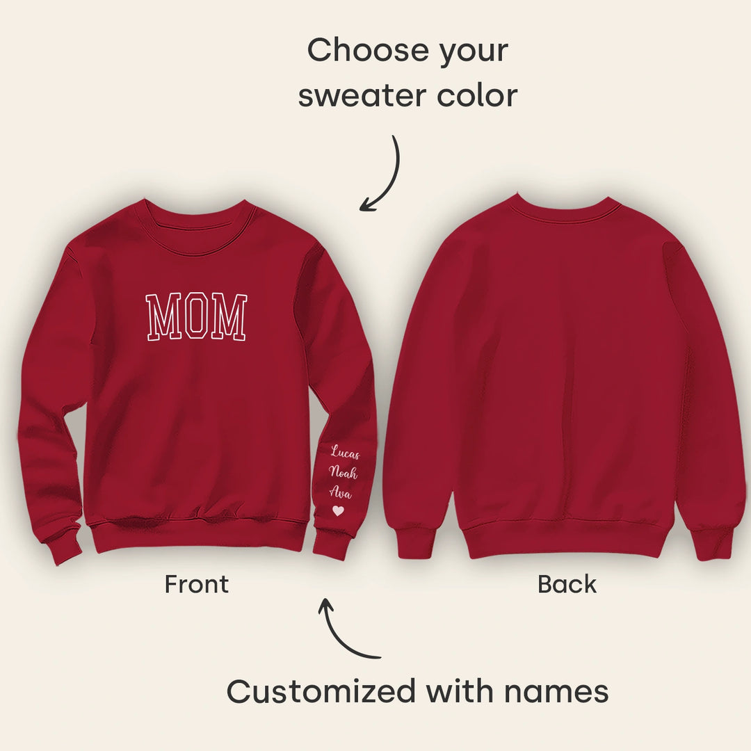 Personalized Sweater "Mama & Kids"