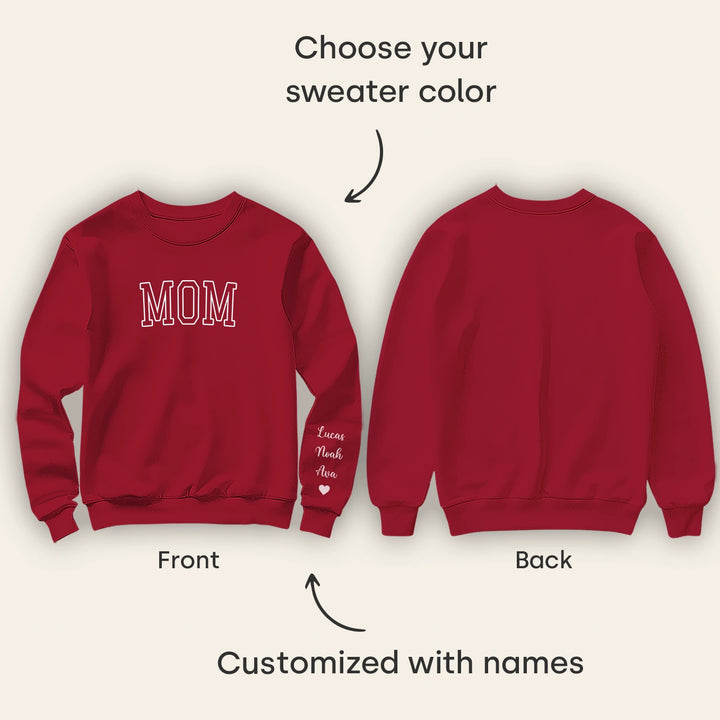 Personalized Sweater "Mama & Kids"