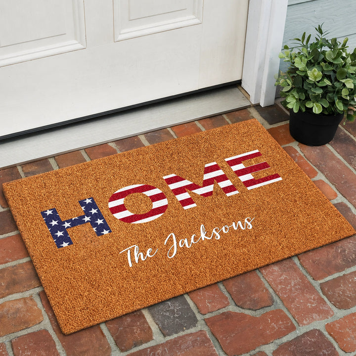 Personalized Doormat “HOME”