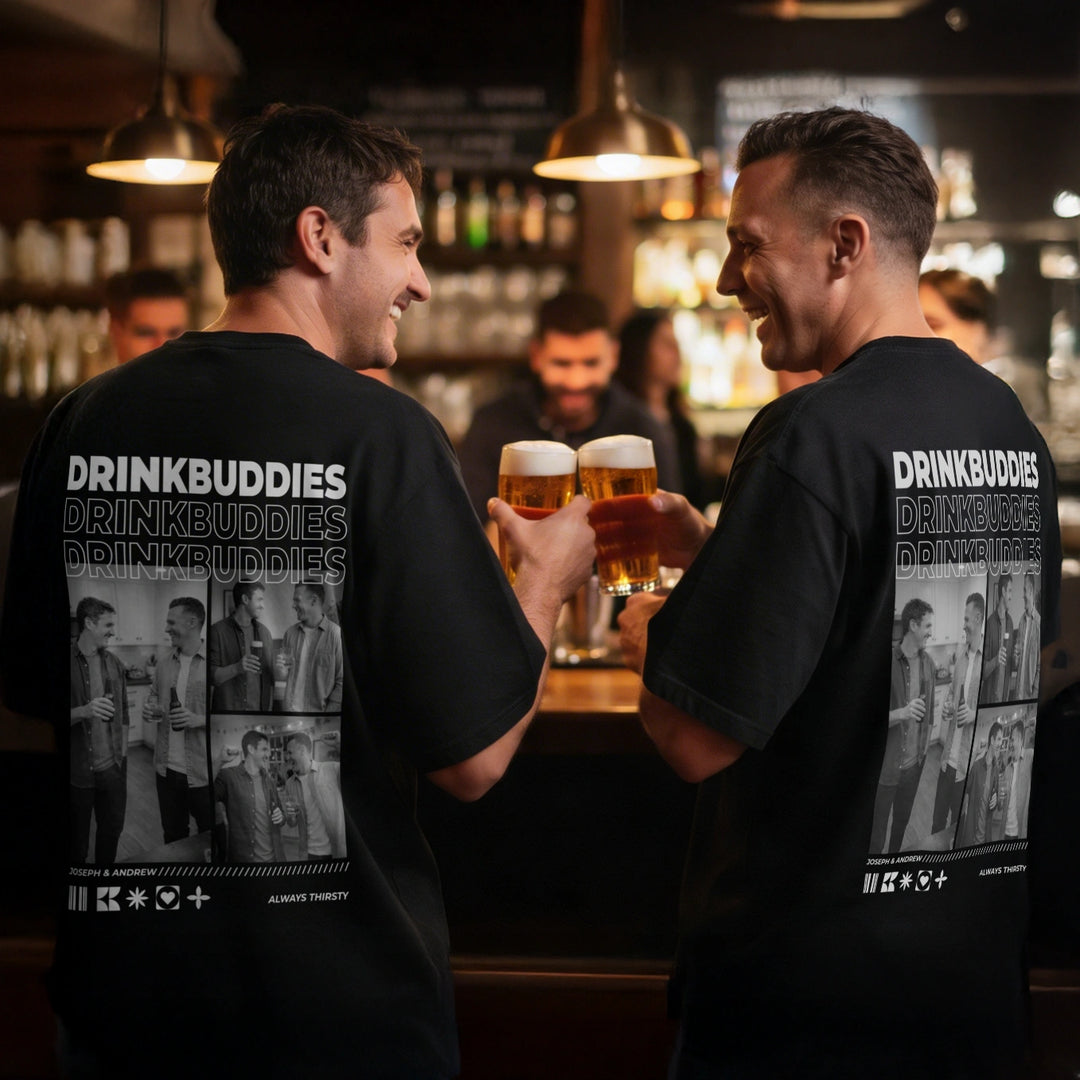 Personalized T-Shirt "Drinkbuddies"