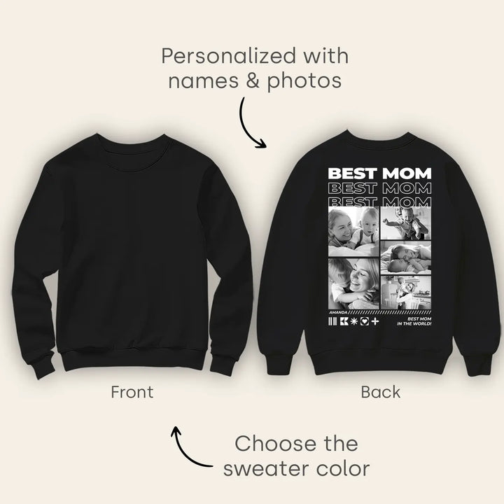 Personalized Sweater "Mom" with Photos