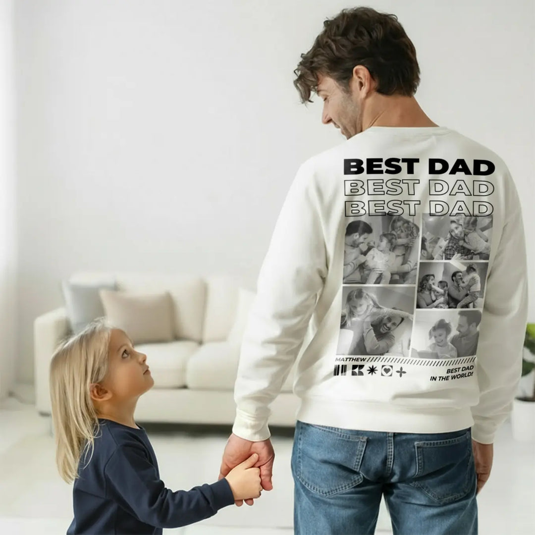 Personalized Sweater "Dad" with Photos