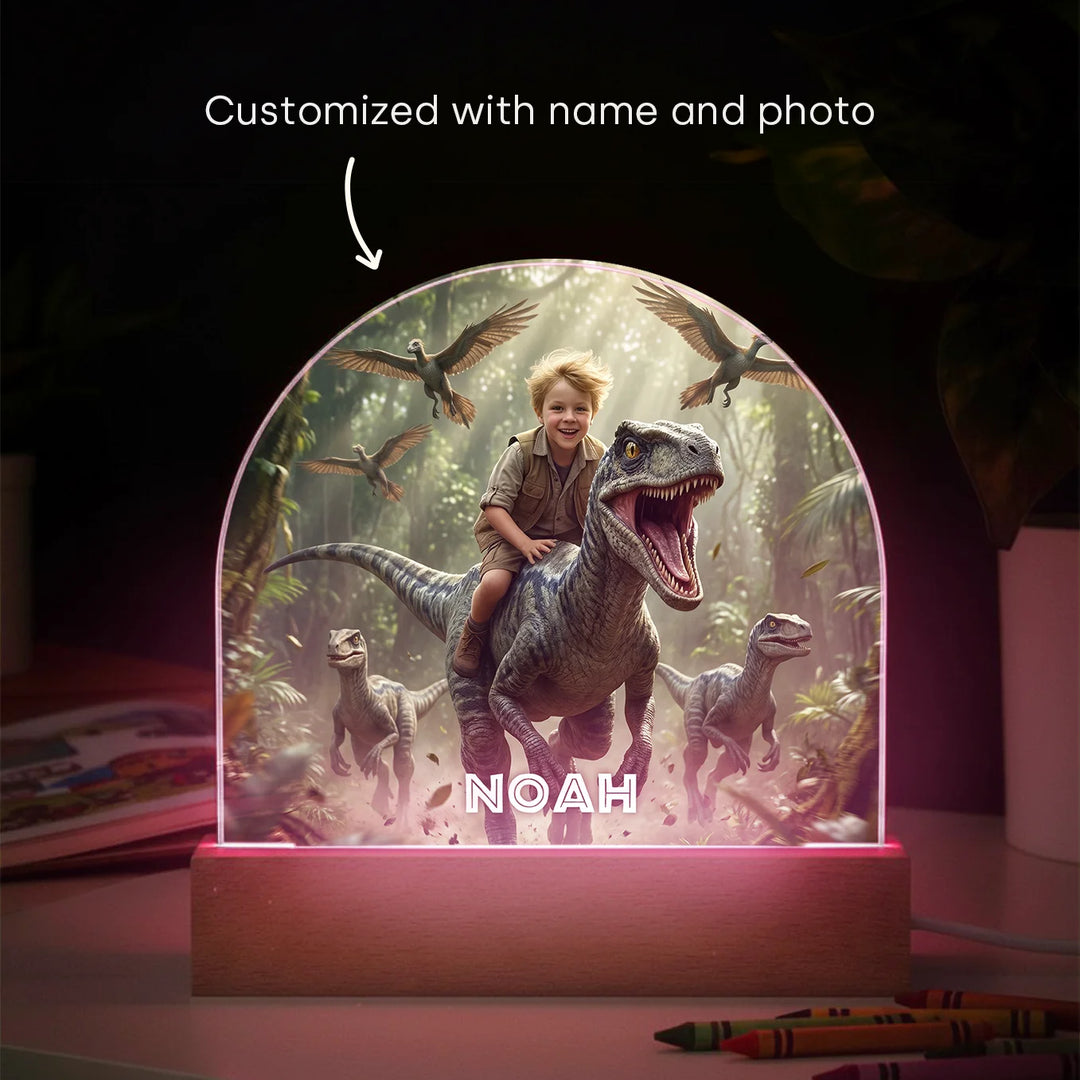 Personalized Night Light "Dino"
