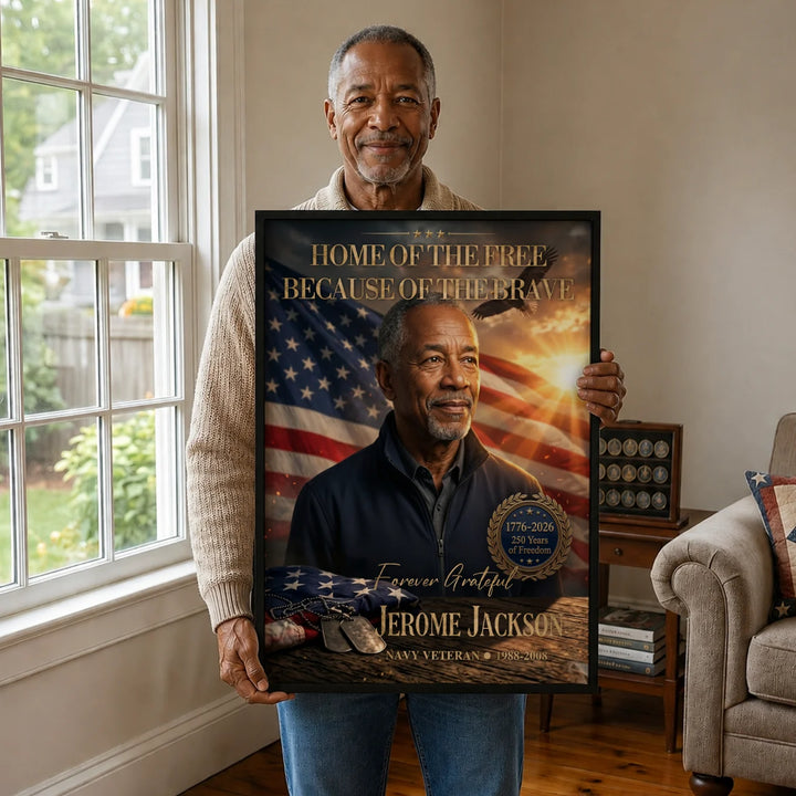 Personalized Poster "Home of the Free"