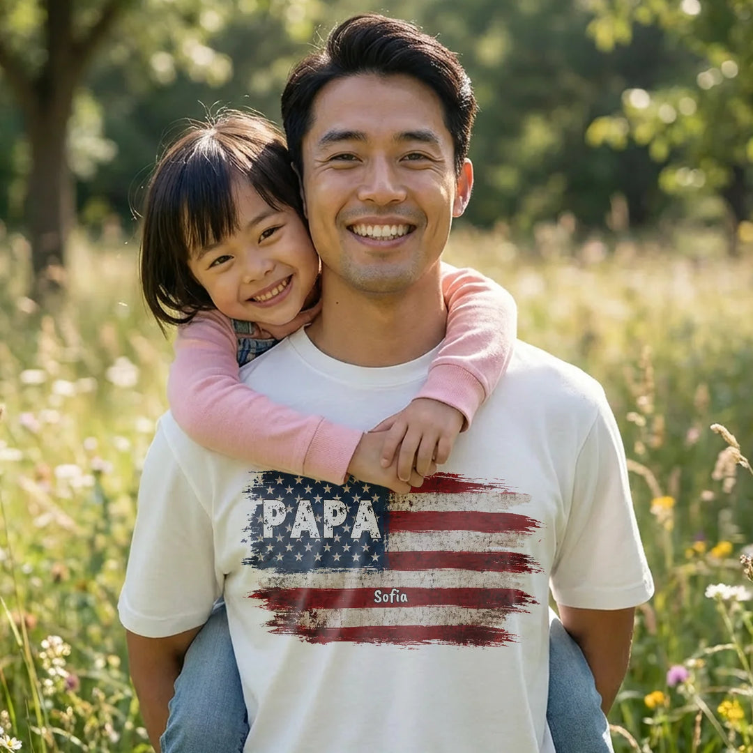Personalized T-Shirt "American Flag"
