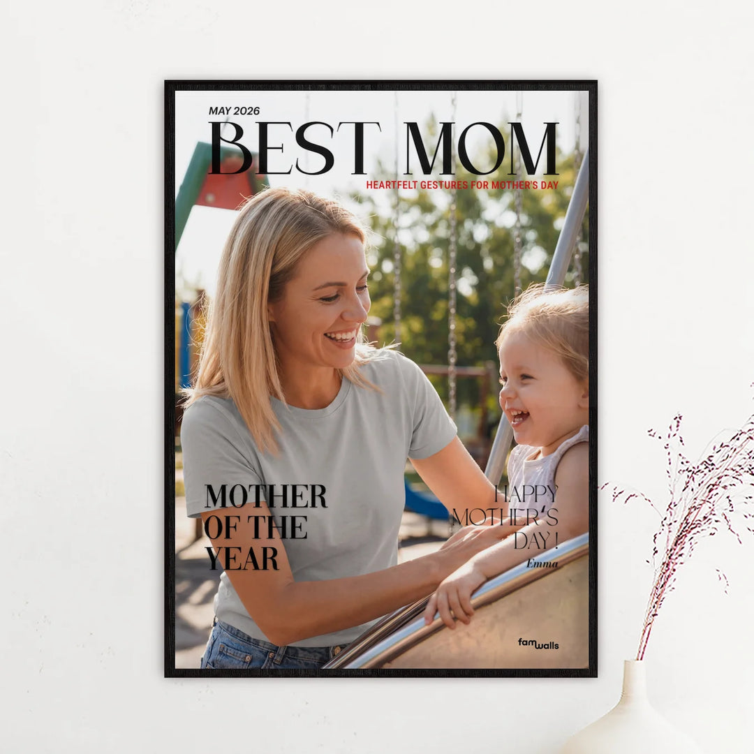 Personalized Poster Magazine "Best Mom"