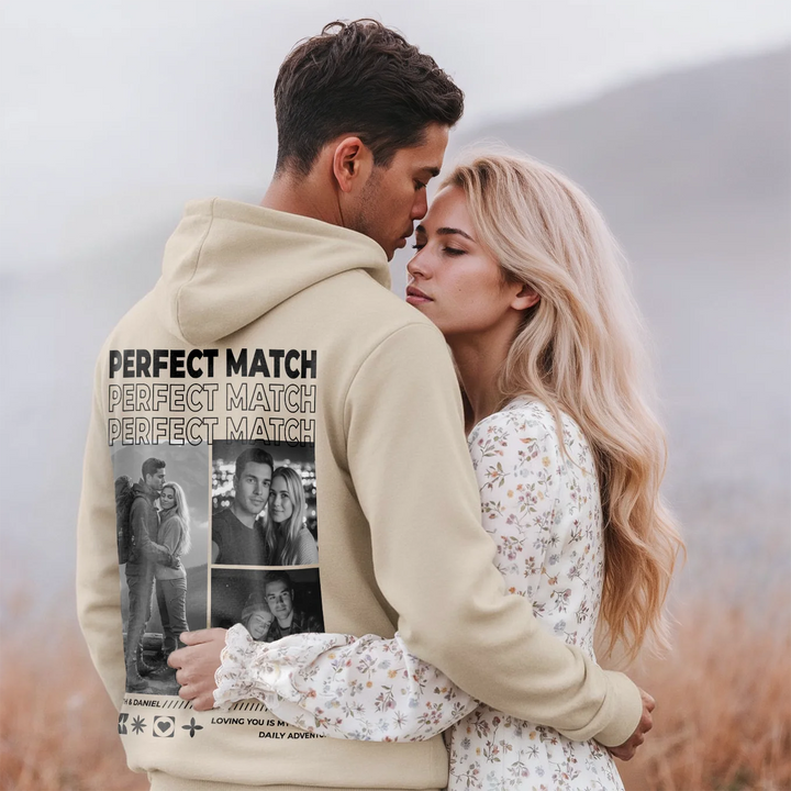 Personalized Hoodie "Perfect Match"