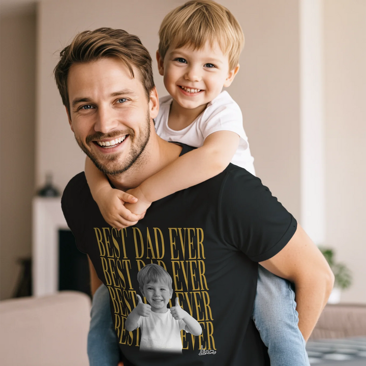 Personalized T Shirt "Best Dad Ever"