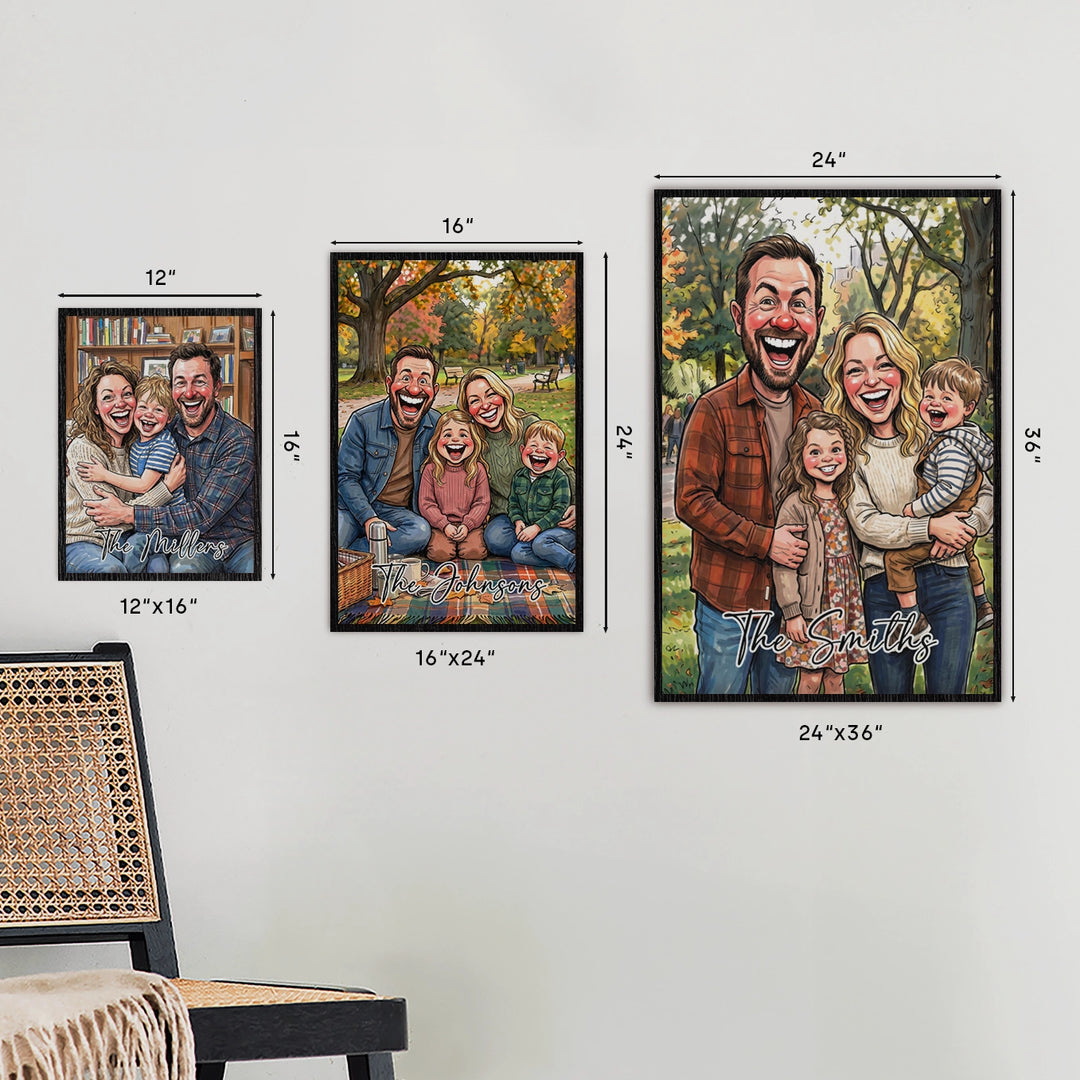 Personalized Poster "Sketch Family"