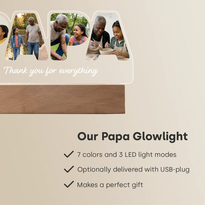 Personalized Acrylic Light "PAPA"