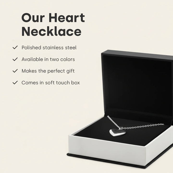 Personalized Heart Necklace "Love"