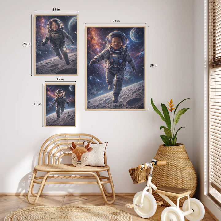 Personalized Kids Poster "Astronaut"