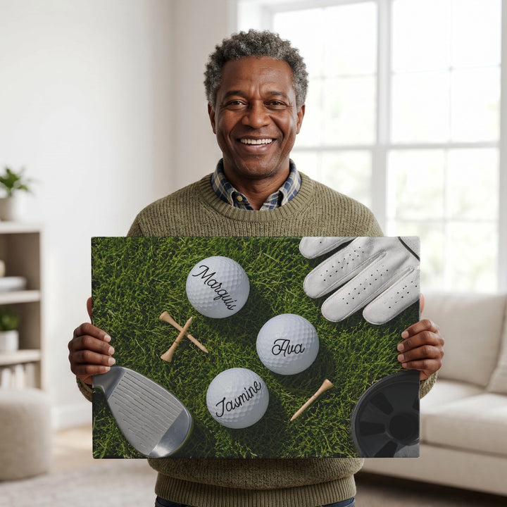 Personalized Canvas "Golf Course"