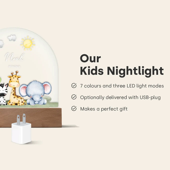 Personalized Nightlight "Safari"