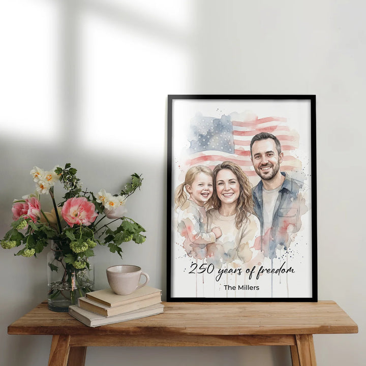 Personalized Poster "Family 250 Years"