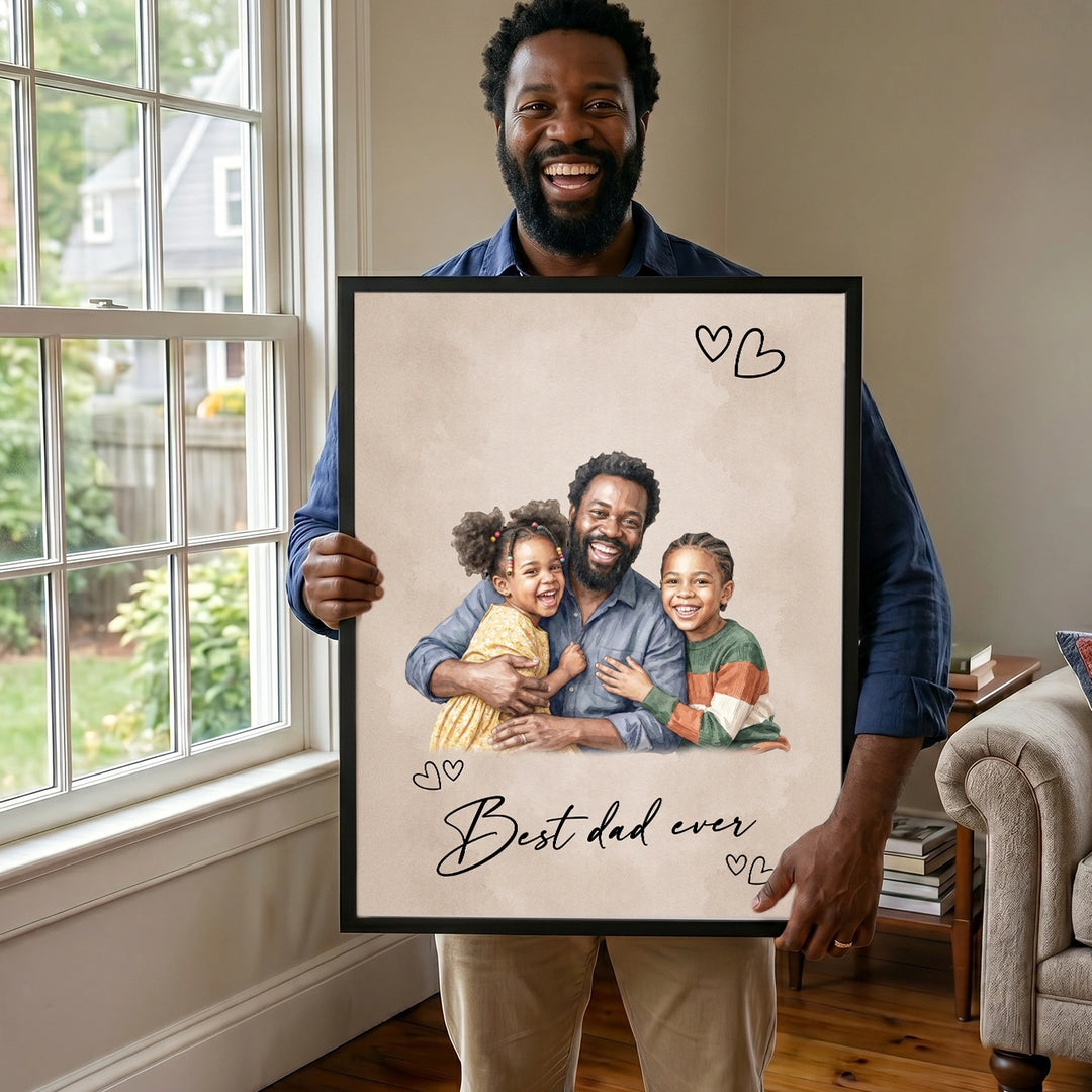 Personalized Poster "Forever Your Little Girl"
