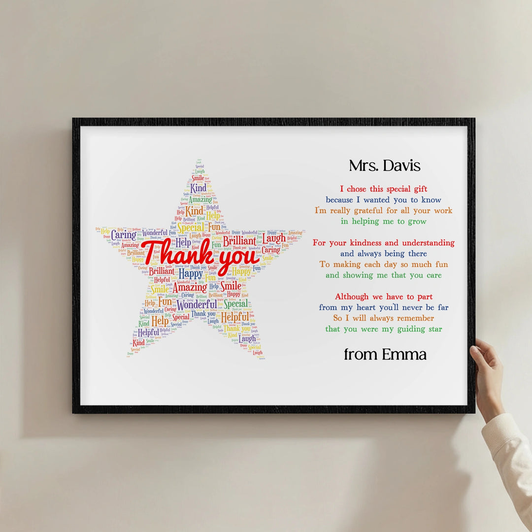 Personalized Poster "Teacher"